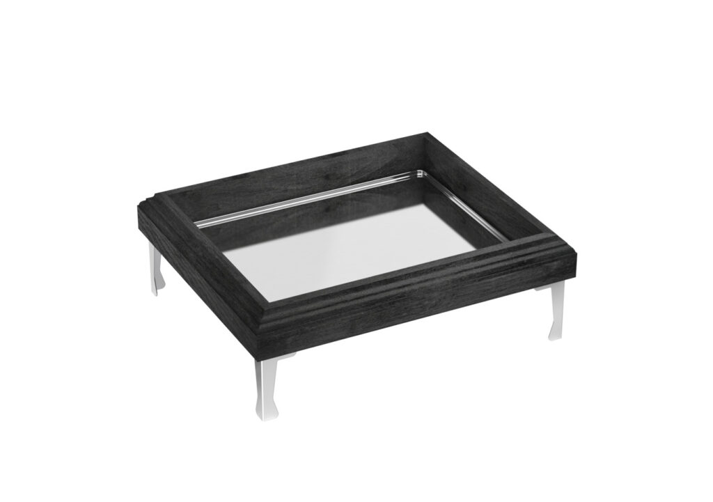 moa-linea-frame-moamn12-nereb05-cassetta-cornice-piedini-h80